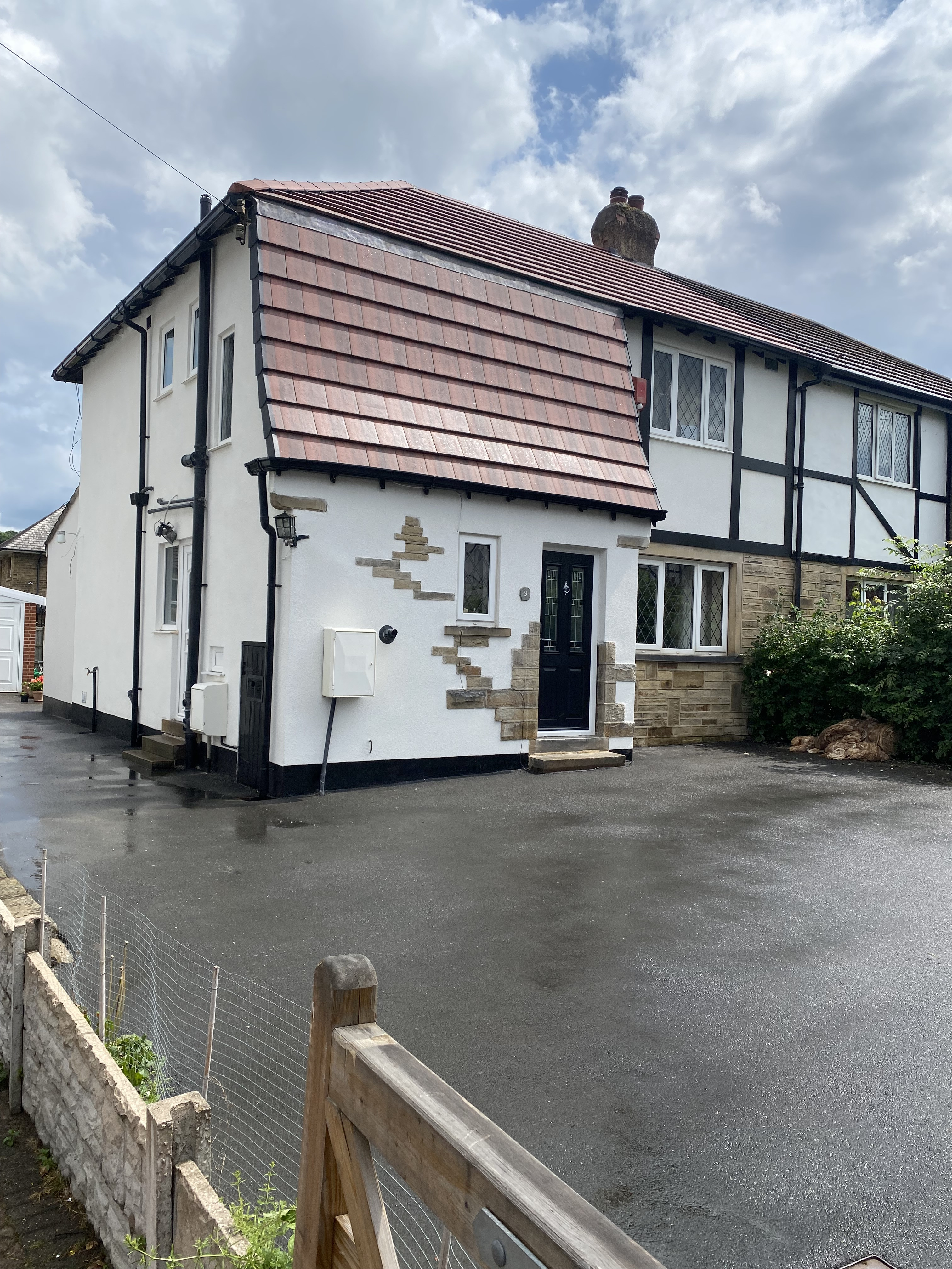 The after photo of customer's property.