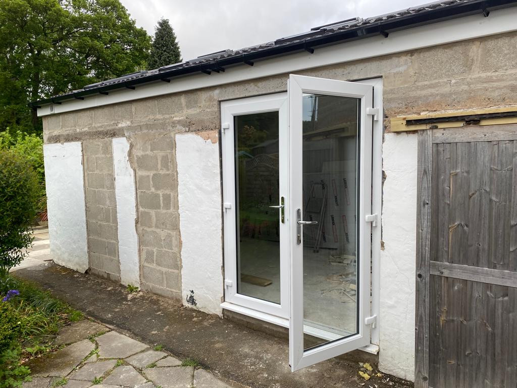 The before photo of customer's property.